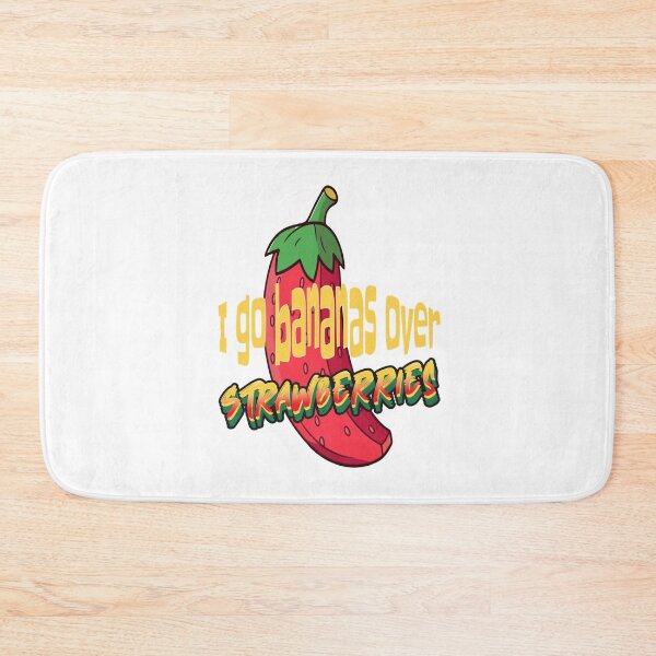 Item preview, I Go Bananas Over Strawberries designed and sold by GrumpyFella.