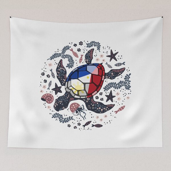 Item preview, Philippines turtle Flag - turtle Flag Of Philippines - Gift For Filipino From Philippines - Made in Philippines designed and sold by Fun-World.