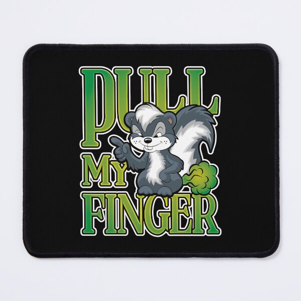 Item preview, Stinky Skunk Pull My Finger Cartoon Fart Joke designed and sold by robimerch.