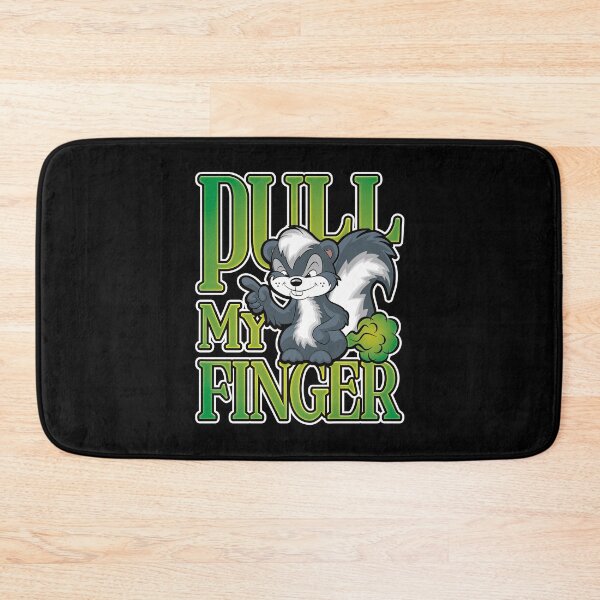Item preview, Stinky Skunk Pull My Finger Cartoon Fart Joke designed and sold by robimerch.