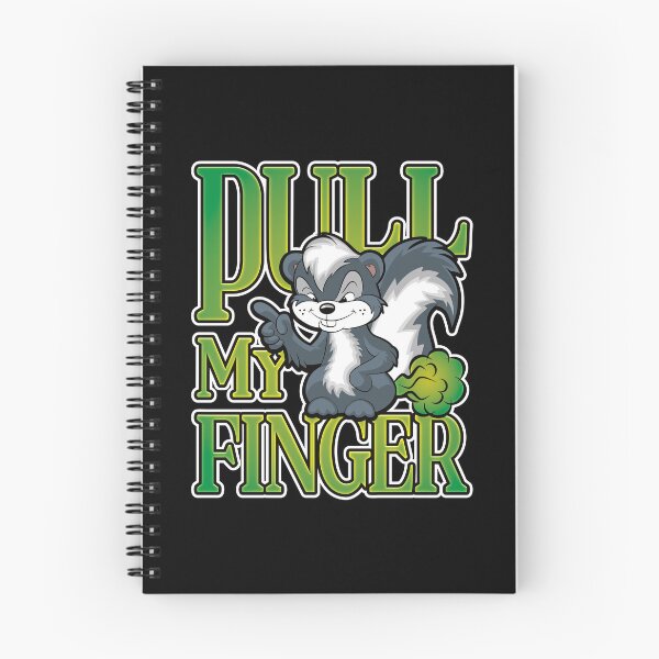 Item preview, Stinky Skunk Pull My Finger Cartoon Fart Joke designed and sold by robimerch.
