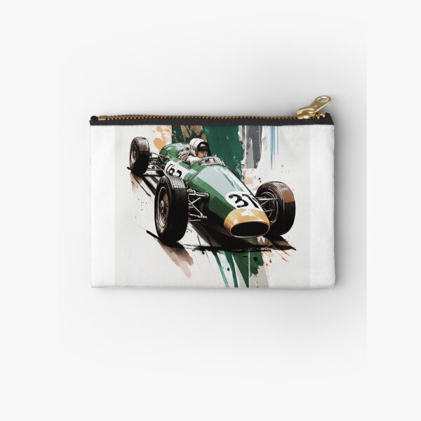 Item preview, Cooper Bruce Mclaren 1959 Cooper T51 F1 Watercolour Painting Print    designed and sold by PicTechNowArt.
