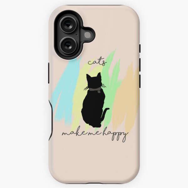 Item preview, Minimalist Whimsical Colorful Cat Typography designed and sold by Reindeshi.
