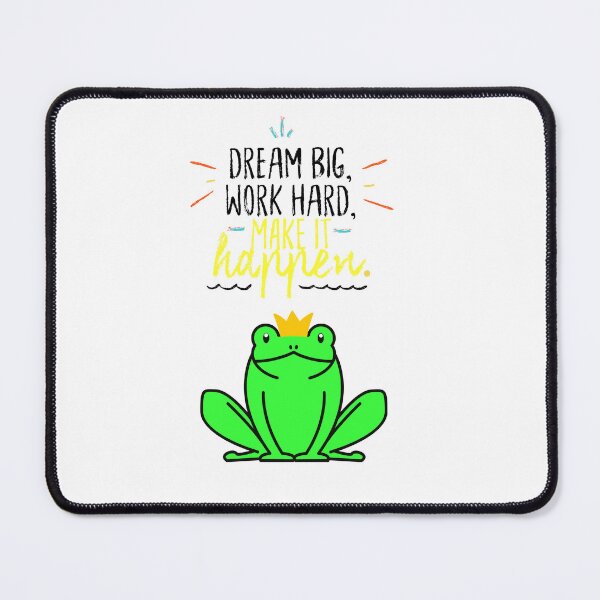 Item preview, Frog motivational quote designed and sold by Sunwang.