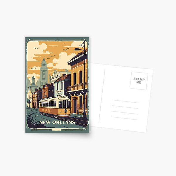 New Orleans Postcards for Sale Redbubble