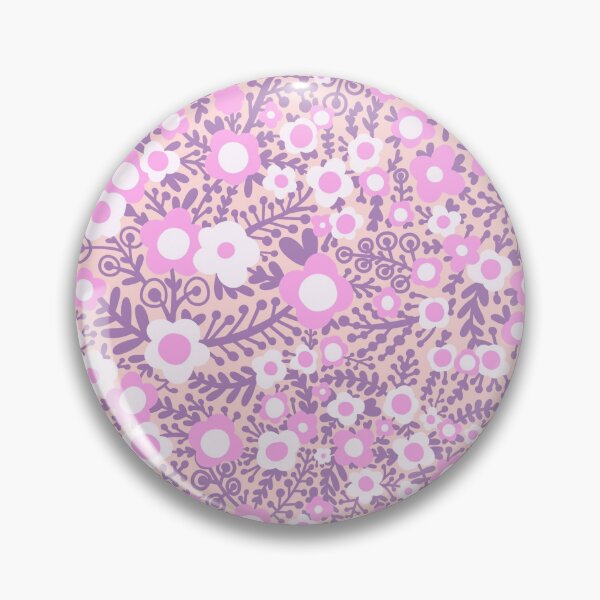 Item preview, Boho Little Daisies - Pastel Pink And Purple designed and sold by Squarebird.