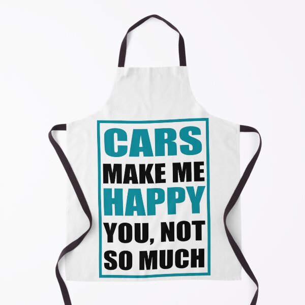 Item preview, Cars Make Me Happy - Funny Car Quote designed and sold by Michaary.