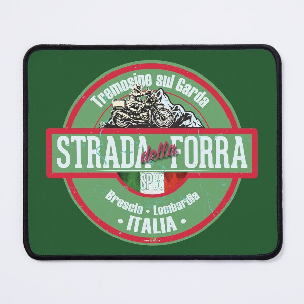 Item preview, Strada Della Forra Italy Italia Motorcycle Lago Di Garda T-Shirt Sticker 02 designed and sold by OuterShellUK.
