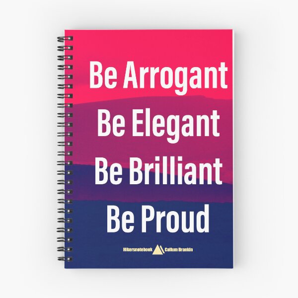 Item preview, Be Arrogant Be Elegant Be Brilliant Be Proud | Ambition - Matteo Tura | Brecon Beacons designed and sold by Callum Brankin.