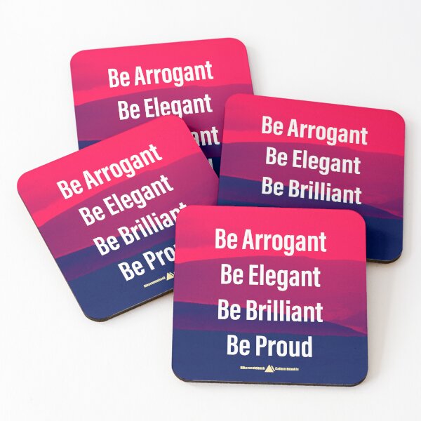 Item preview, Be Arrogant Be Elegant Be Brilliant Be Proud | Ambition - Matteo Tura | Brecon Beacons designed and sold by Callum Brankin.