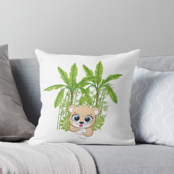 Item preview, Cute Lion Running in the Jungle designed and sold by Anyone For Seconds Designs.