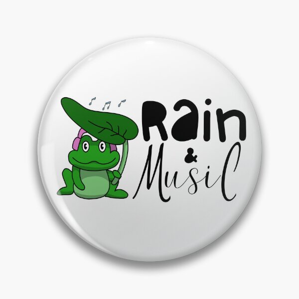 Item preview, Rain and Music (black font) designed and sold by Daluyong.