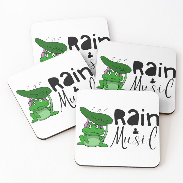 Item preview, Rain and Music (black font) designed and sold by Daluyong.