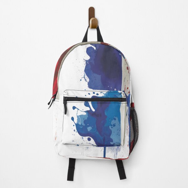 Item preview, Artistic France flag painted with colorful paint splashes. designed and sold by viking75store.