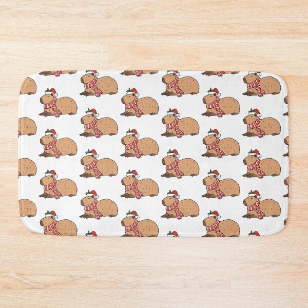 Item preview, Cute christmas capybara illustration  designed and sold by Yarafantasyart.