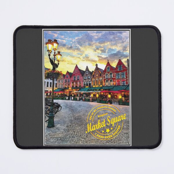 Item preview, One of my Favorite Places I have ever Visited, Market Square, Belgium designed and sold by Era-of-Traveler.