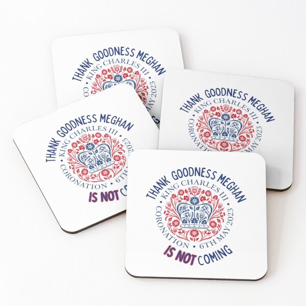Item preview, Thank Goodness Meghan Is NOT Coming, Funny Royal Slogan designed and sold by WanderTravels.