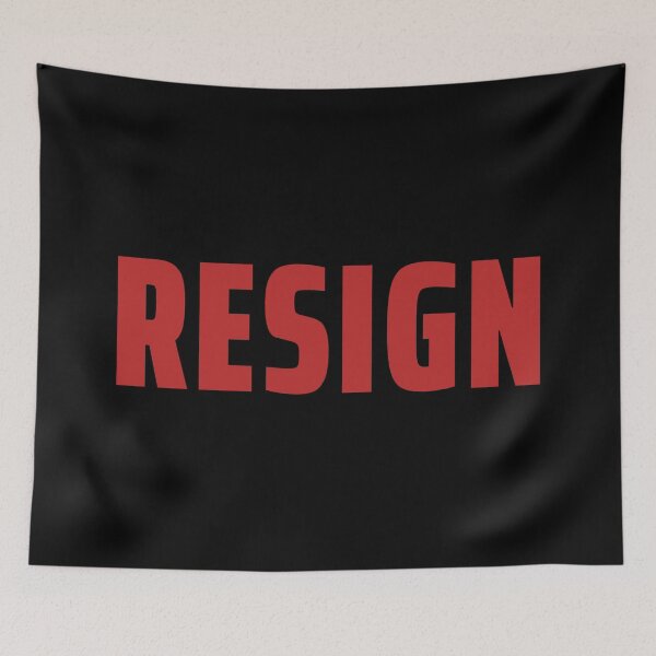 Item preview, Red Resign designed and sold by ViewerEqualsPhoton.