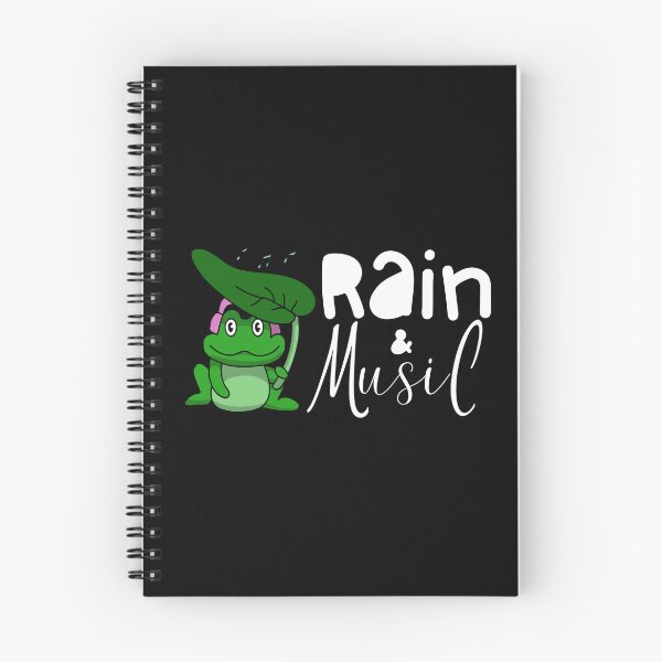 Item preview, Rain and Music (white font) designed and sold by Daluyong.