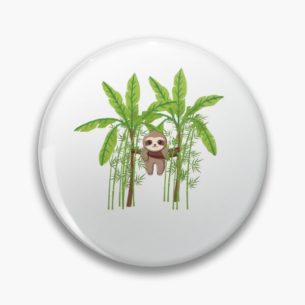 Artikelvorschau, Cute Sloth in the Jungle entworfen und verkauft von Anyone For Seconds Designs.