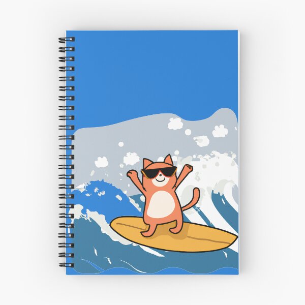 Item preview, surfing cat designed and sold by MGphotoart.