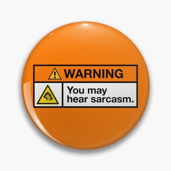 Item preview, Warning Sarcasm designed and sold by genewaldesign.