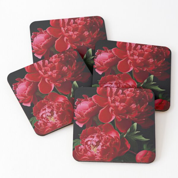 Item preview, Red Peonies  designed and sold by Vanover Designs.