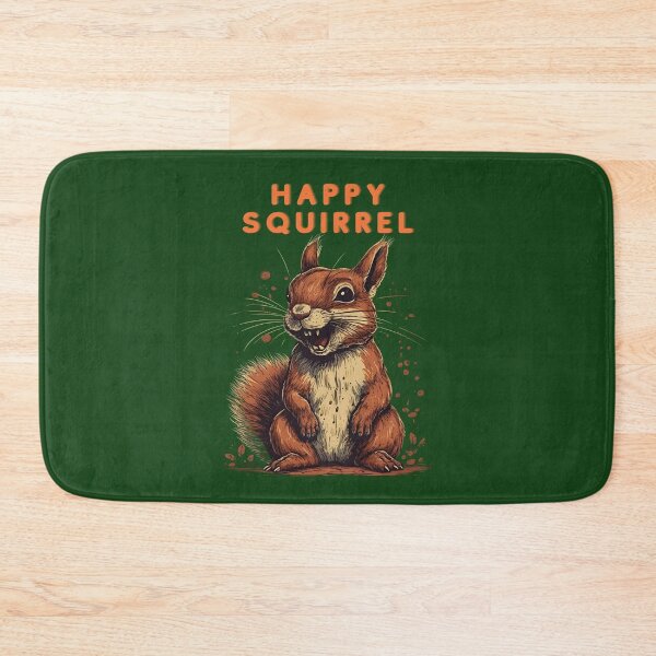 Item preview, Happy Squirrel Funny Little designed and sold by michallaga.