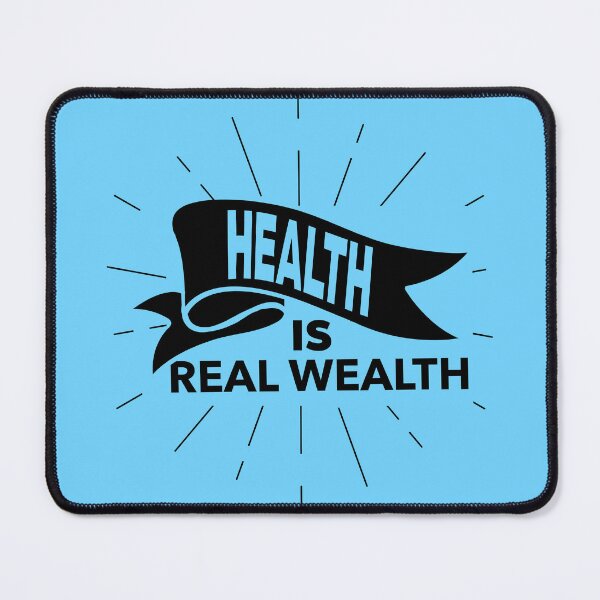Item preview, Health Is Real Wealth designed and sold by Giro-design.
