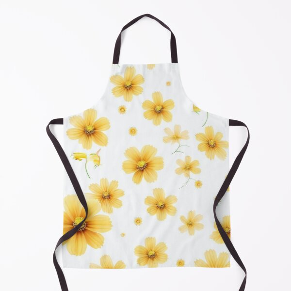 Item preview, Yellow Cosmos Flowers Pattern designed and sold by Pattrosity.