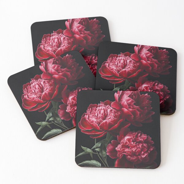 Item preview, Red Peonies  designed and sold by Vanover Designs.