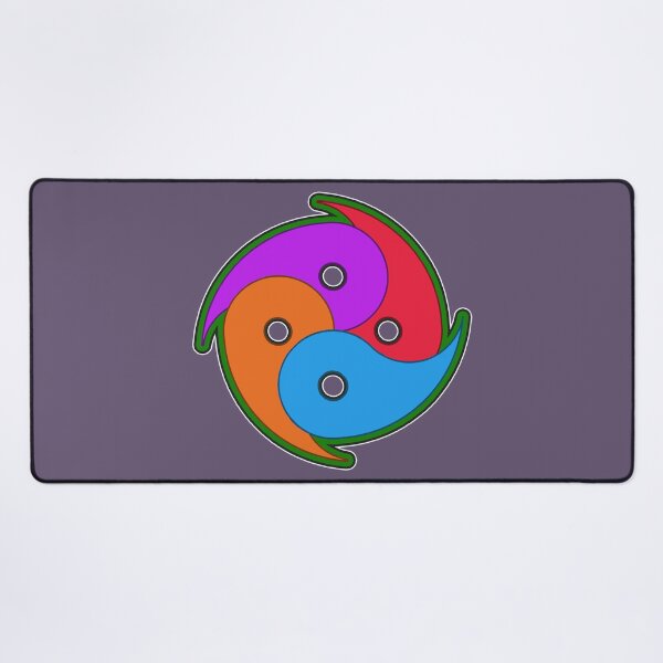 Item preview, Mutant Quad Yin Yang designed and sold by Dudeist Designs.