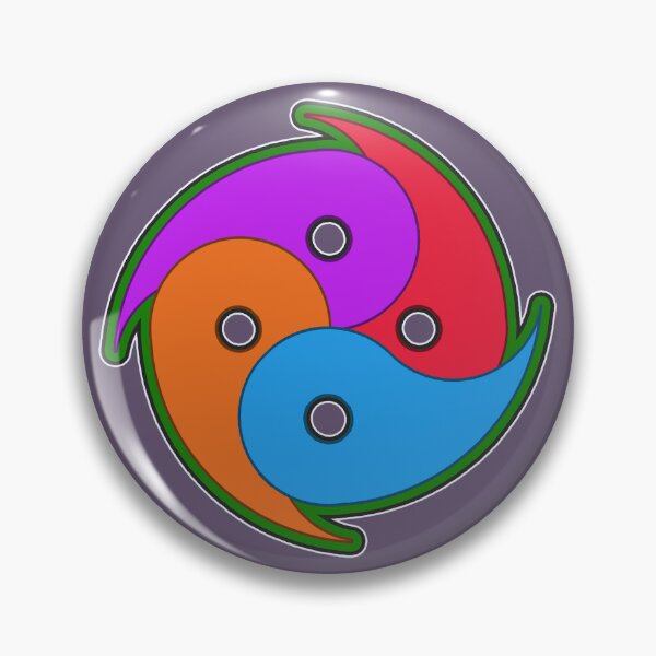 Item preview, Mutant Quad Yin Yang designed and sold by Dudeist Designs.