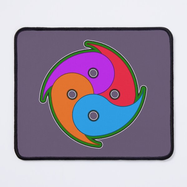 Item preview, Mutant Quad Yin Yang designed and sold by Dudeist Designs.