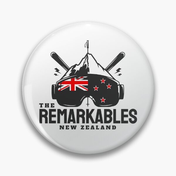 Item preview, The Remarkables New Zealand Ski Resort Skiing Souvenir designed and sold by JackCurtis1991.