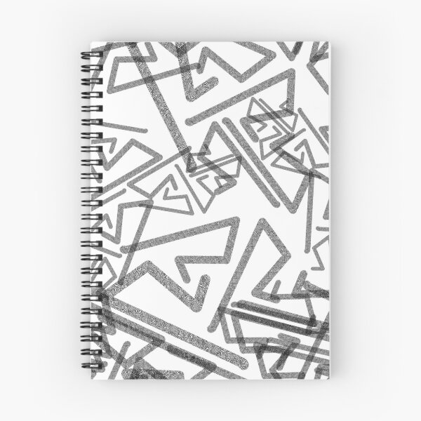 Item preview, Black & White Urban Street Graffiti Linear Pattern designed and sold by that5280lady.