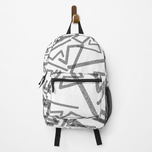 Item preview, Black & White Urban Street Graffiti Linear Pattern designed and sold by that5280lady.