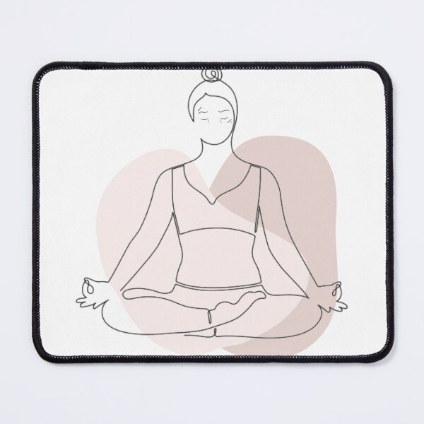 Item preview, The Crying Yogi, Sitting in Pink  designed and sold by courtneyjessica.