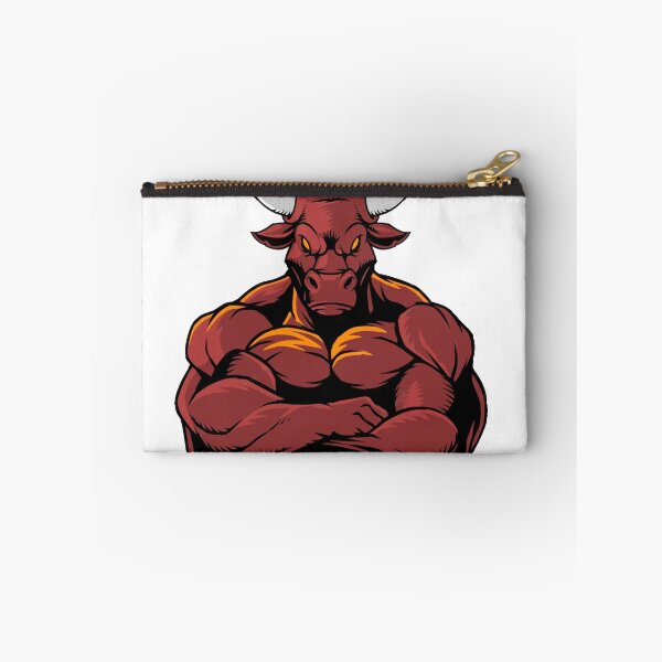 Item preview, ANGRY BULL (WHITE) designed and sold by RUBYAL.