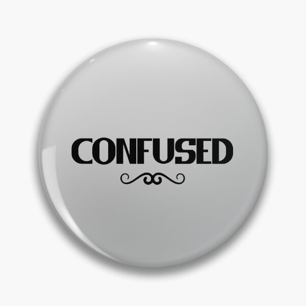 Item preview, Confused - Bold Text designed and sold by Chubuter.