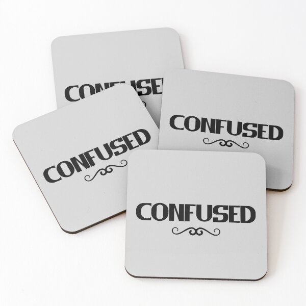 Item preview, Confused - Bold Text designed and sold by Chubuter.