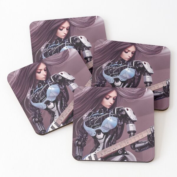 Item preview, Cybernetic Girl Guitarist designed and sold by magikman65.