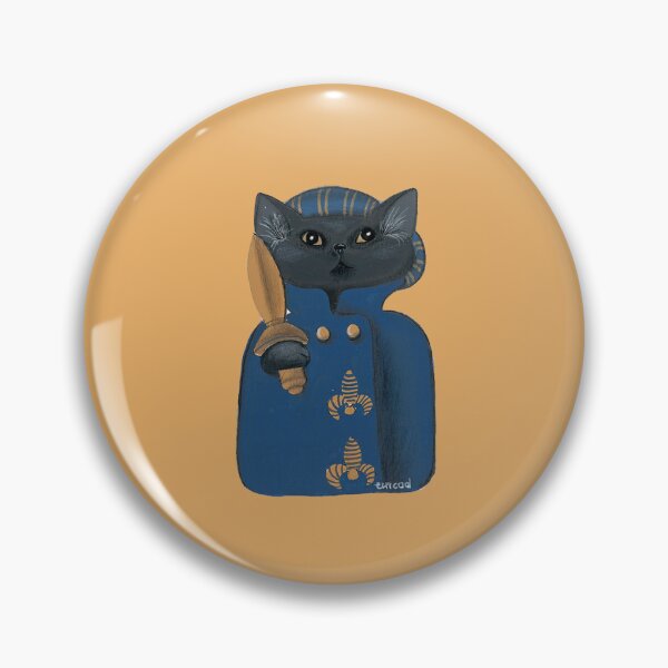 Item preview, Chess cat: black Bishop designed and sold by gatteria.