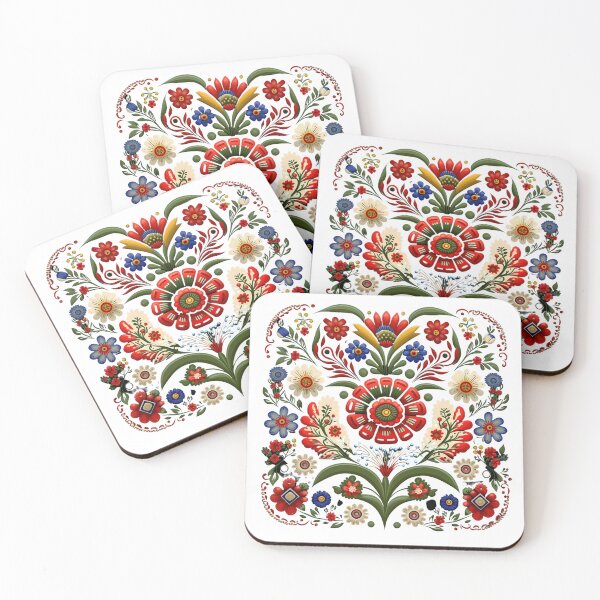 Item preview, Slovak Folklore Floral Pattern designed and sold by TessDesignStore.