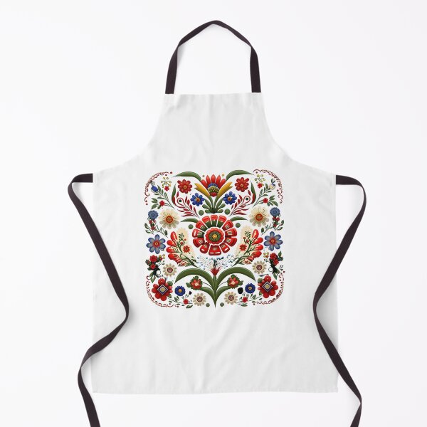Item preview, Slovak Folklore Floral Pattern designed and sold by TessDesignStore.