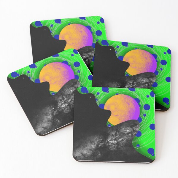 Item preview, psychedelic space of two universes designed and sold by AngelaMegg.