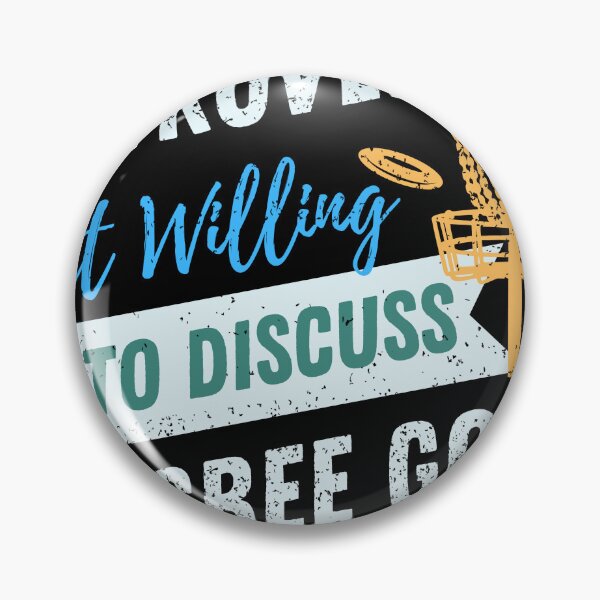 Item preview, Introverted but willing to discuss Frisbee Golf designed and sold by cutefashion.