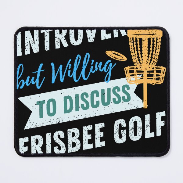 Item preview, Introverted but willing to discuss Frisbee Golf designed and sold by cutefashion.