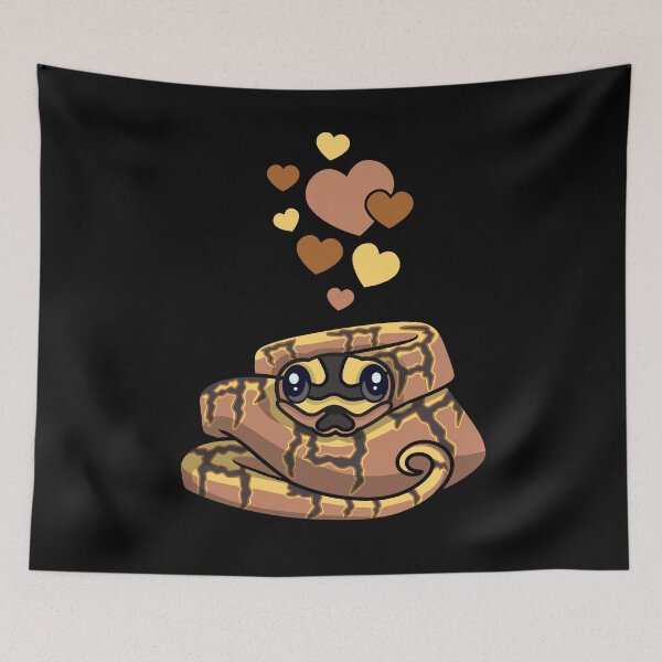 Item preview, Cute Spider Ball Python With Hearts designed and sold by eternallygifted.