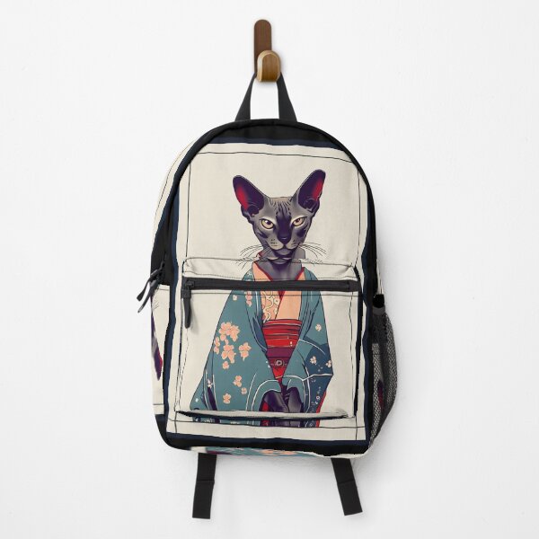 Item preview, Oriental Shorthair cat Japanese wear kimono vintage designed and sold by goodday Japan.